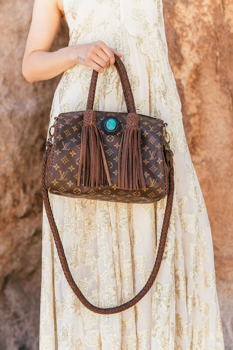Louis Vuitton Handbag With Braided Handled