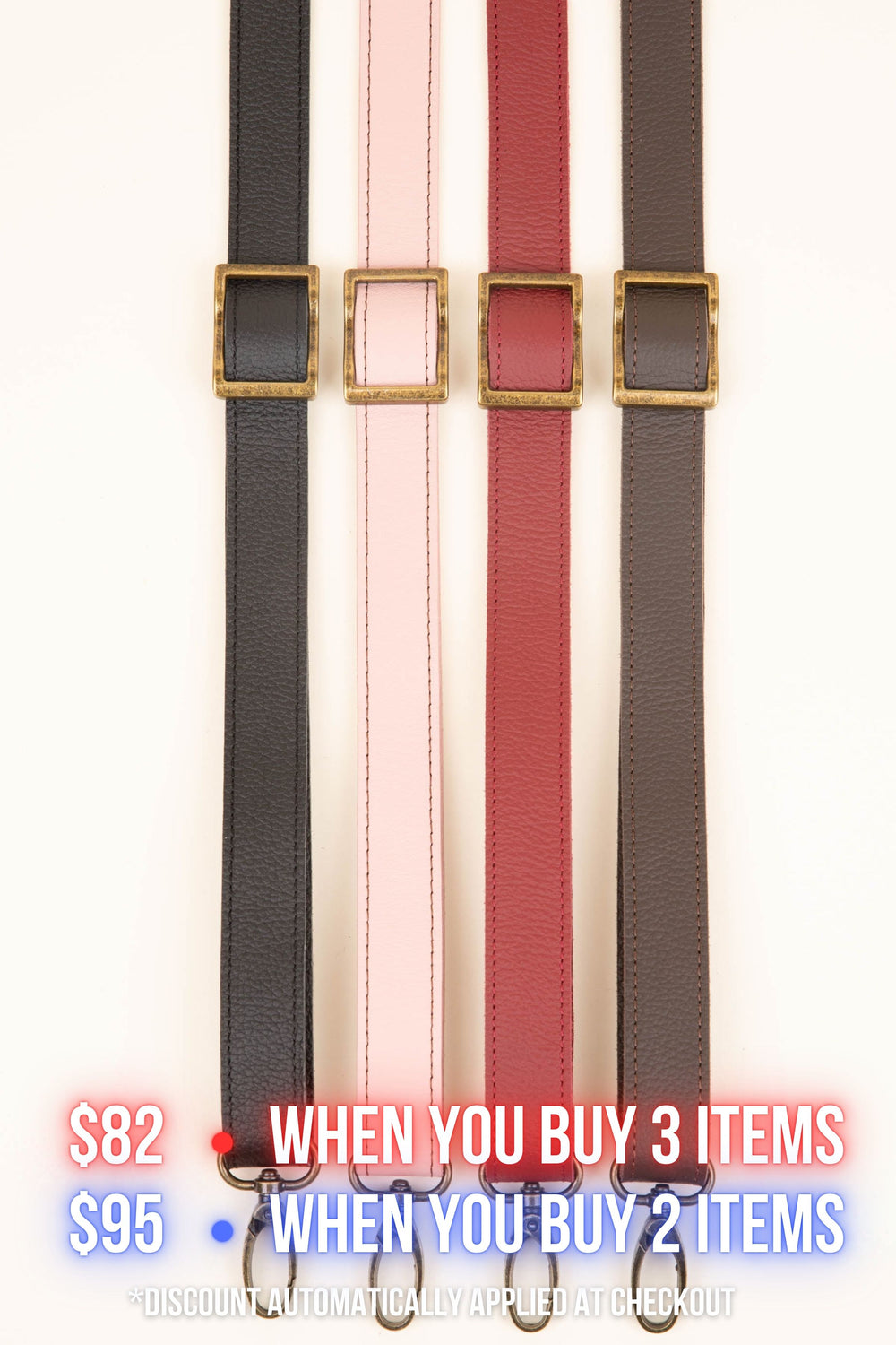 Adjustable Leather Straps