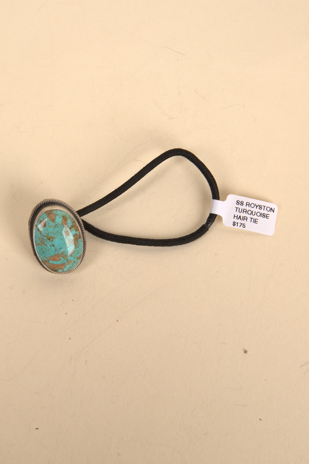 Navajo Handmade Turquoise Royston Stone  Hair Ties