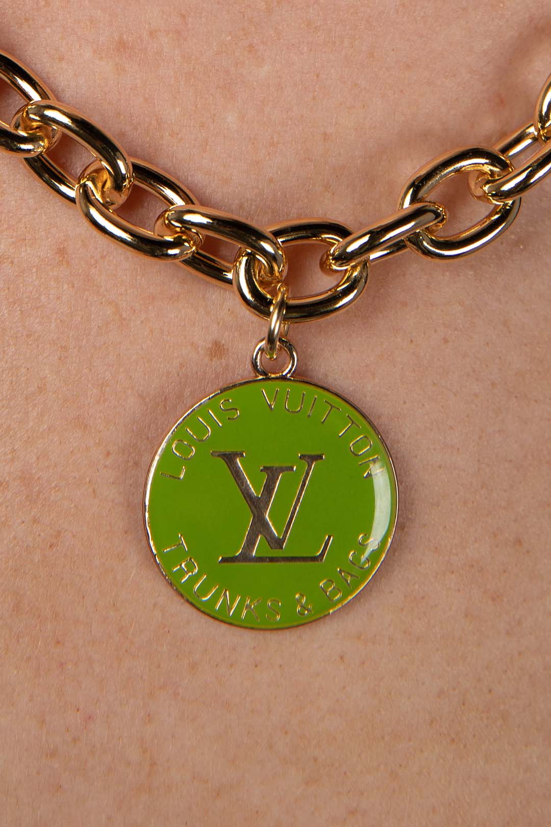 Louis Vuitton, Jewelry, Louis Vuitton Trunks Bags Charm Necklace