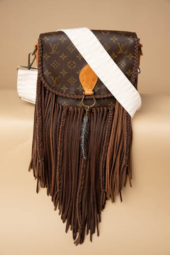 Louis Vuitton Fringe- Vintage Boho Bag Wallet Crossbody