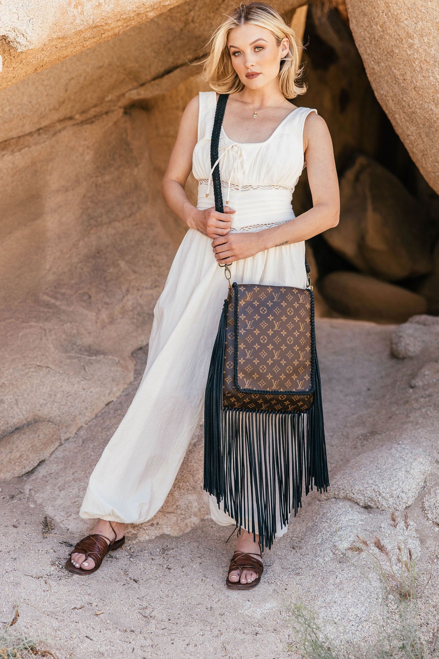 Louis Vuitton, Bags, Fringe Louis Vuitton Crossbody With Turquoise